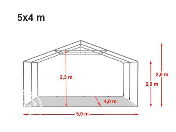 PARTYTENT 5 x 4 METER - Image 2